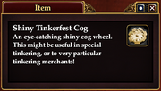 Shiny Tinkerfest Cog