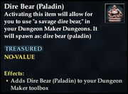 Dire Bear (Paladin)