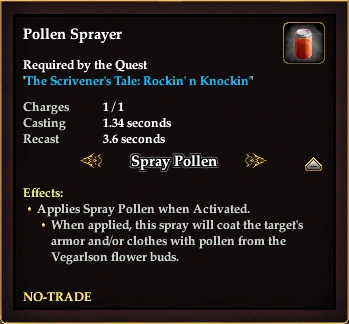 Pollen Sprayer | EverQuest 2 Wiki | Fandom