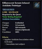 Effloresecent Serum-Infused Antidote Prototype