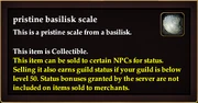 Pristine basilisk scale