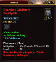 Dauntless Gladiator's Breastplate