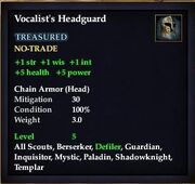 Vocalist's Headguard