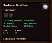 Razakhem's Gem Charm