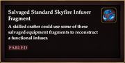 Salvaged Standard Skyfire Infuser Fragment