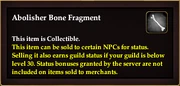 Abolisher Bone Fragment