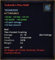 Treherth's Pine Staff