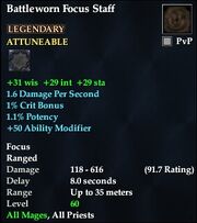 Battleworn Focus Staff