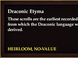 Draconic Etyma