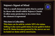 Najena's Signet of Mind