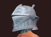 Sentry's Hammered Helmet (Equipped)