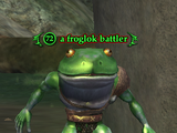 A froglok battler