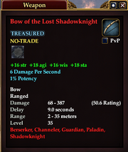 Bow of the Lost Shadowknight