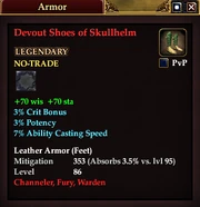 Devout Shoes of Skullhelm