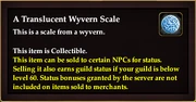 A Translucent Wyvern Scale
