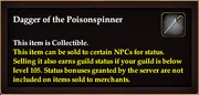 Dagger of the Poisonspinner