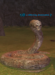 A slithering abomination