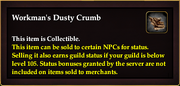 Workman's Dusty Crumb