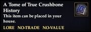 A Tome of True Crushbone History