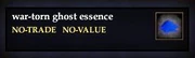 War-torn ghost essence