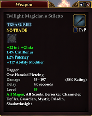 Twilight Magician's Stiletto