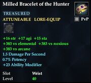 Milled Bracelet of the Hunter