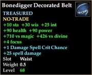 Bonedigger Decorated Belt