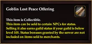 Goblin Lost Peace Offering