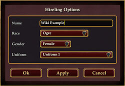 Hireling-options-window