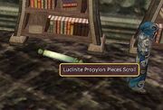 Luclinite Propylon Pieces Scroll