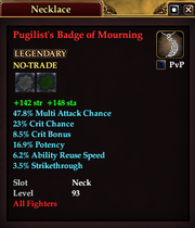 Pugilist's Badge of Mourning