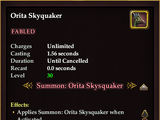 Orita Skyquaker (Mount)