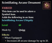 Scintillating Arcane Ornament