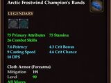 Arctic Frostwind Champion's Bands