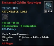 Enchanted Goblin Nosewiper