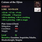 Cuirass of the Djinn