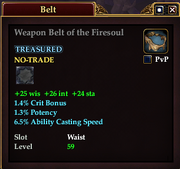 Weapon Belt of the Firesoul