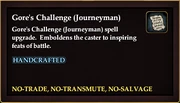 Gore's Challenge (Journeyman)