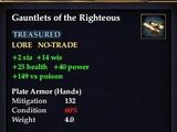 Gauntlets of the Righteous