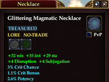 Glittering Magmatic Necklace