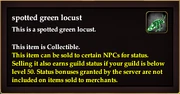 Spotted green locust