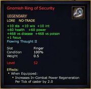 Gnomish Ring of Security