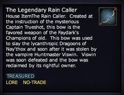 The Legendary Rain Caller Bow