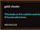 Gold cluster