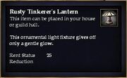 Rusty Tinkerer's Lantern