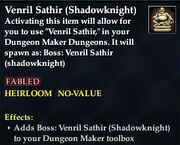 Venril Sathir (Shadowknight)