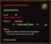 Automated Honing Stone