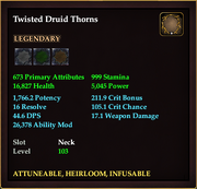 Twisted Druid Thorns