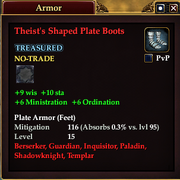 Theist's Shaped Plate Boots