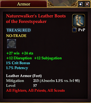 Naturewalker's Leather Boots of the Forestspeaker